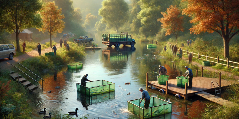 Zarybnenie MsO  SRZ Luenec 2022